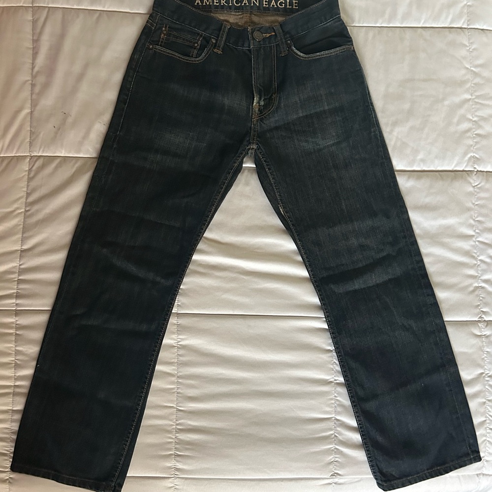 American Eagle Outfitters Black Straight Jeans